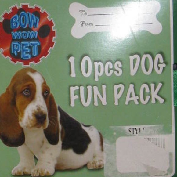 Dog Toys 10 Piece Fun Pack Blanket Rope Toy Football Squeaker Frisbee Bone New - Picture 2 of 4